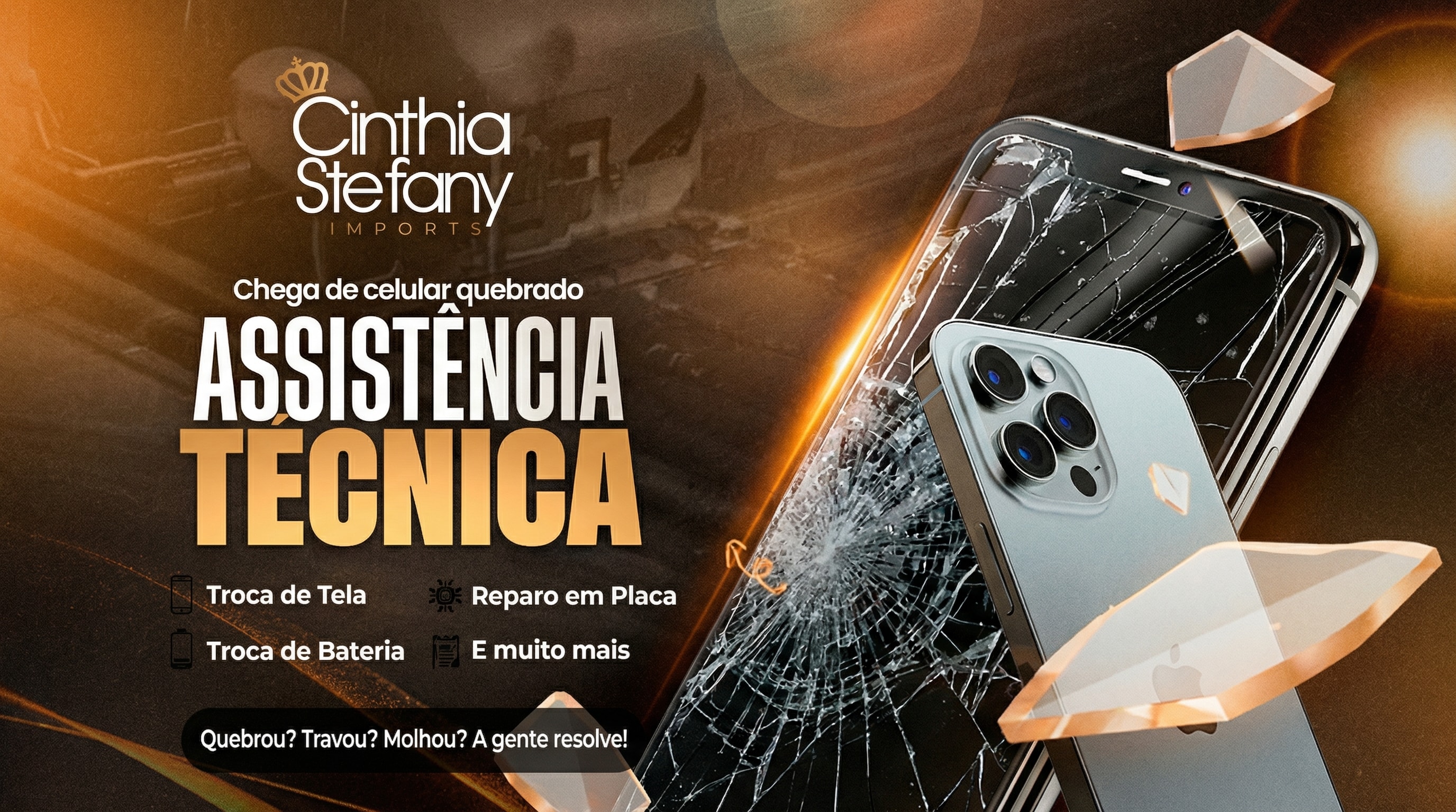 Chega de celular quebrado!