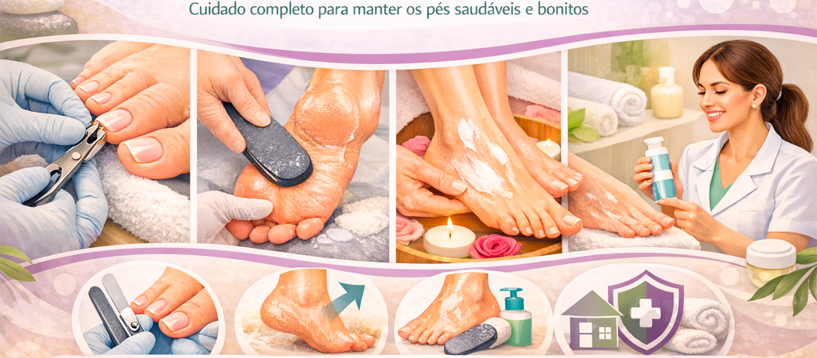 Higienização dos pés